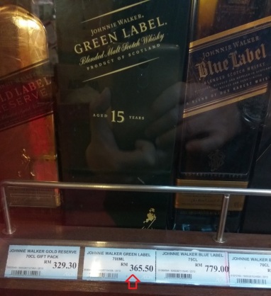 Johnnie Walker Green Label price in Malaysia