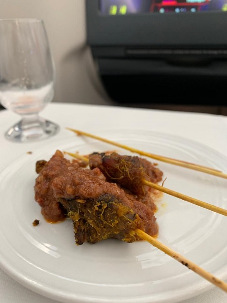 Malaysia Airlines Airbus A350 Business Class KL London Food 1
