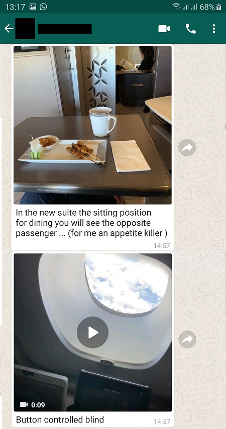 Singapore Airlines New Suite SQ317 London to Changi April 2019 Travel Report 13