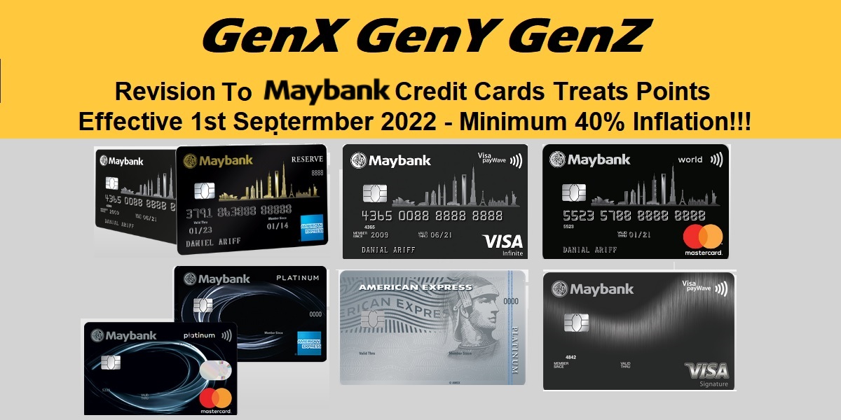Maybank Credit Card Treats PointsAir Miles Redemption Revision 2022
